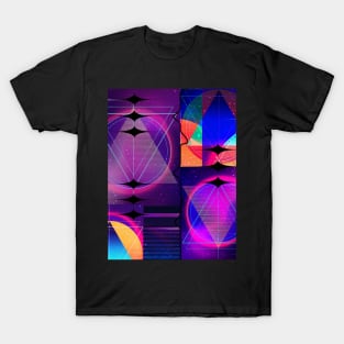 Colorful Geometric Pattern T-Shirt